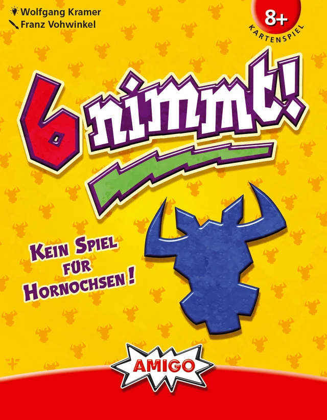 Gelbe Spielschachtel von 6 nimmt!, AMIGO Originalausgabe 04910